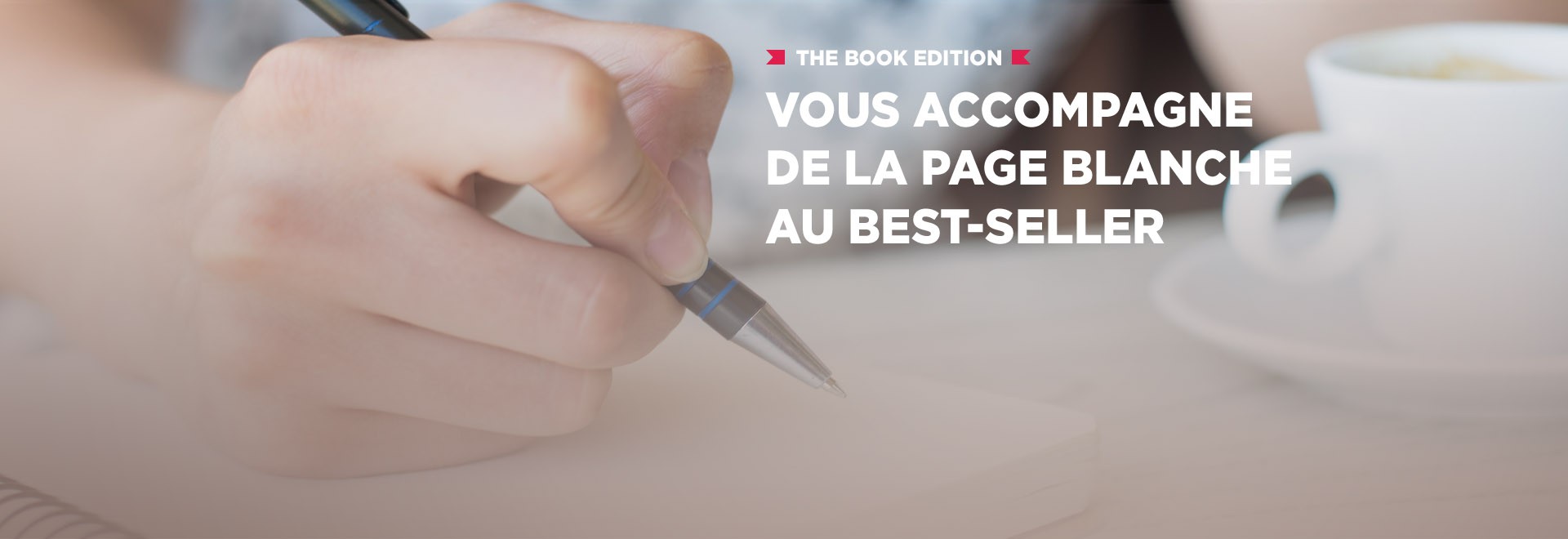 Thebookedition vous accompagne de la page blanche au best-seller